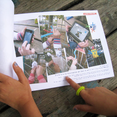 Dokumentation I . Durchblick . das kunterbunte Zaunprojekt auf dem Gr&auml;selberg 2013/2014 